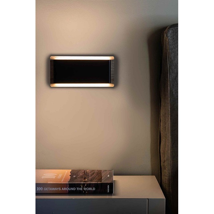Настенный светильник Faro 20061 MOOD RCT Black and wood wall lamp, 3 Вт, 67 лм, 3000K Настенный светильник Faro 20061 MOOD RCT Black and wood wall lamp, 3 Вт, 67 лм, 3000K