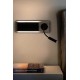 Спот Faro 20062 MOOD RCT Black and wood wall lamp with reader, 3 Вт, 67 лм, 3000K