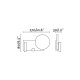 Спот Faro 20065 Klee Right grey wall lamp with reader, 10 Вт, 1021 лм, 2700K