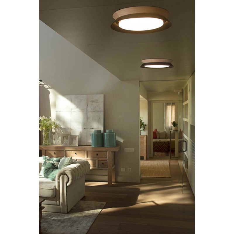Люстра - Faro 20094 TENDER Black ceiling lamp, 24 Вт, 1369 лм, 3000K