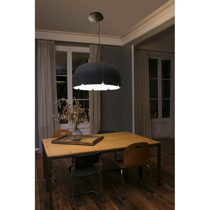 Подвесной светильник Faro 20103 Mute Dark grey pendant lamp 4000K, 24 Вт, 2650 лм, 4000K