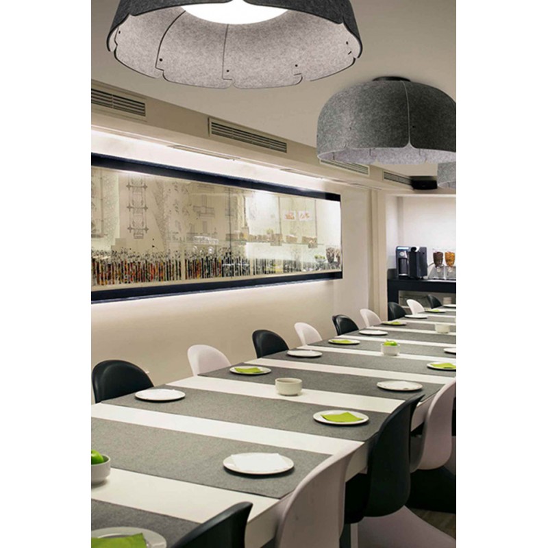 Подвесной светильник Faro 20101DA Mute Dark grey pendant lamp dimmable 3000K, 24 Вт, 2500 лм, 3000K