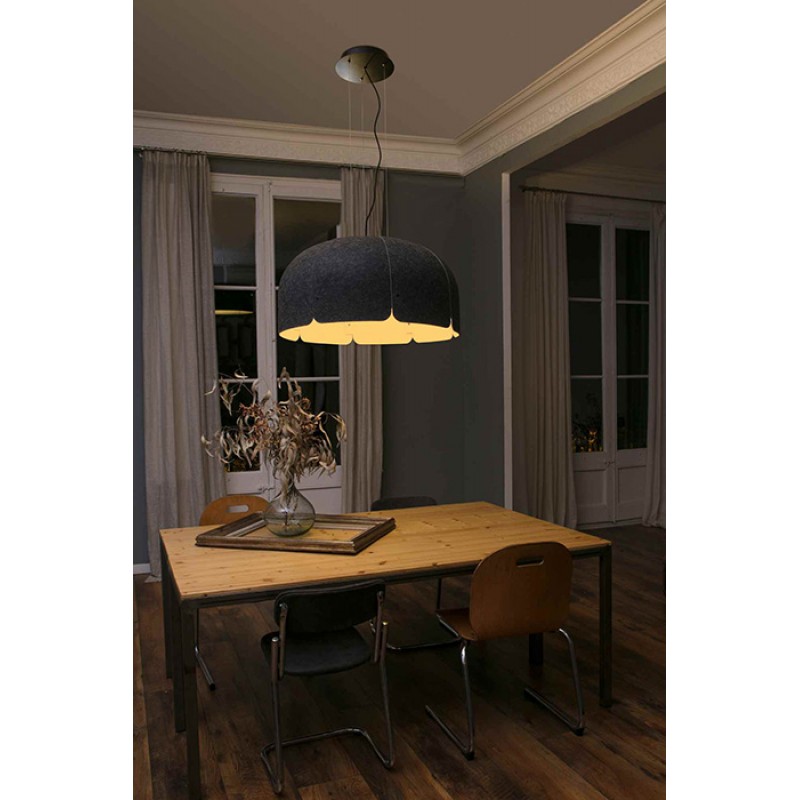 Подвесной светильник Faro 20102DA Mute Brown and dark grey pendant lamp dimmable 3000K, 24 Вт, 2500 лм, 3000K