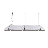 Подвесной светильник Faro 20107 Fonovia 2400 Grey pendant lamp 50W 3000K, 50 Вт, 3600 лм, 3000K