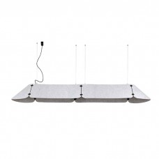 Подвесной светильник Faro 20108 Fonovia 2400 Grey pendant lamp 50W 4000K, 50 Вт, 3800 лм, 4000K