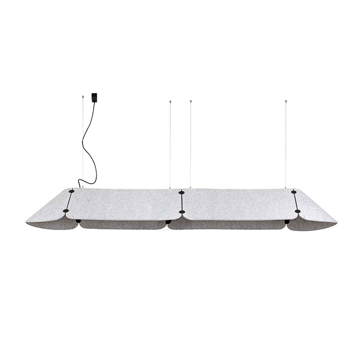 Підвісний світильник Faro 20108 Fonovia 2400 Grey pendant lamp 50W 4000K, 50 Вт, 3800 лм, 4000K