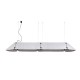Подвесной светильник Faro 20108 Fonovia 2400 Grey pendant lamp 50W 4000K, 50 Вт, 3800 лм, 4000K