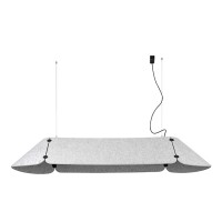 Подвесной светильник Faro 20109 Fonovia 1560 Grey pendant lamp 25W 4000K, 25 Вт, 1900 лм, 4000K