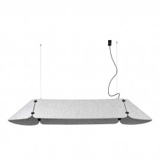 Подвесной светильник Faro 20109 Fonovia 1560 Grey pendant lamp 25W 4000K, 25 Вт, 1900 лм, 4000K