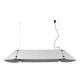 Подвесной светильник Faro 20109 Fonovia 1560 Grey pendant lamp 25W 4000K, 25 Вт, 1900 лм, 4000K
