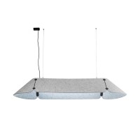 Подвесной светильник Faro 20110 Fonovia 1560 Grey pendant lamp 25W 3000K, 25 Вт, 1800 лм, 3000K