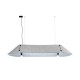Підвісний світильник Faro 20110 Fonovia 1560 Grey pendant lamp 25W 3000K, 25 Вт, 1800 лм, 3000K