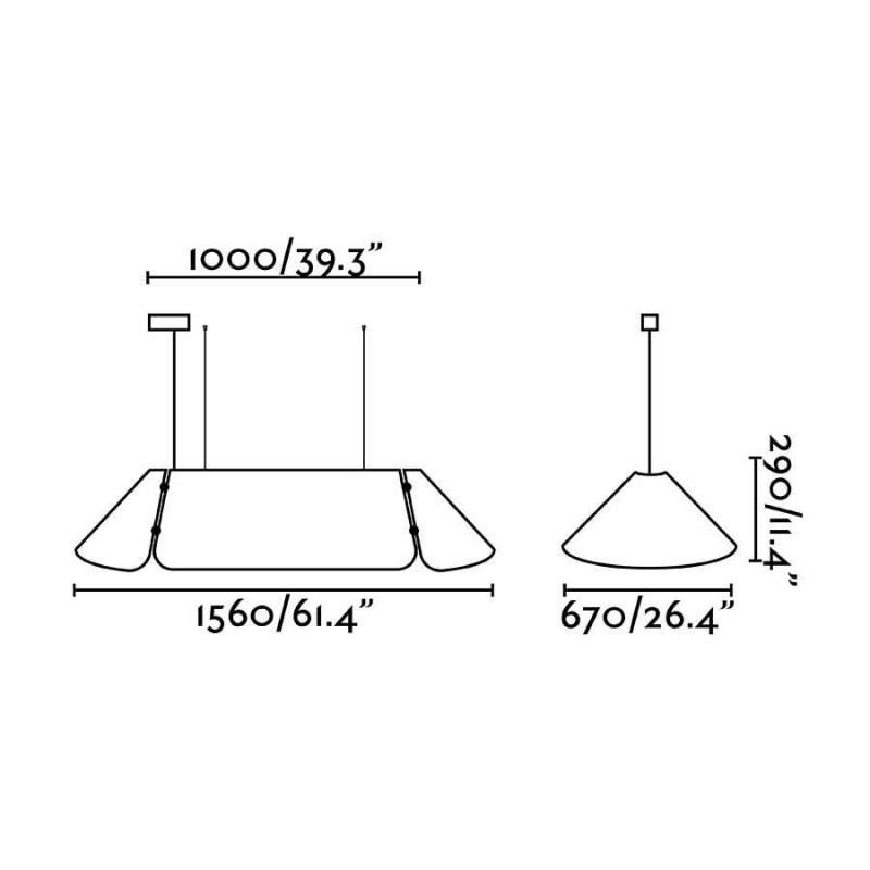 Підвісний світильник Faro 20110 Fonovia 1560 Grey pendant lamp 25W 3000K, 25 Вт, 1800 лм, 3000K