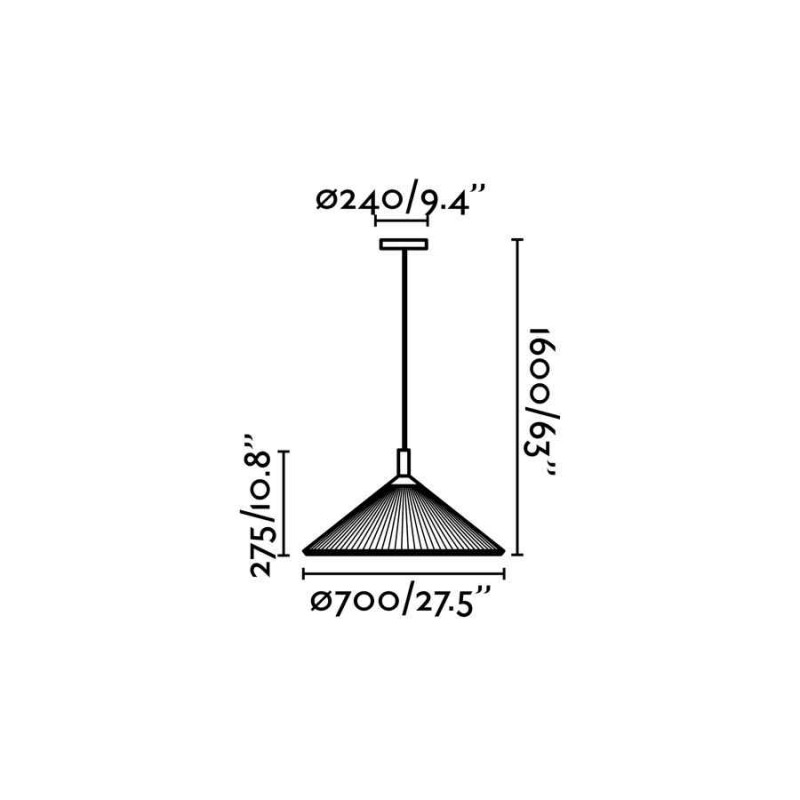 Подвесной светильник Faro 20119 Saigon IN 700 Black pendant lamp
