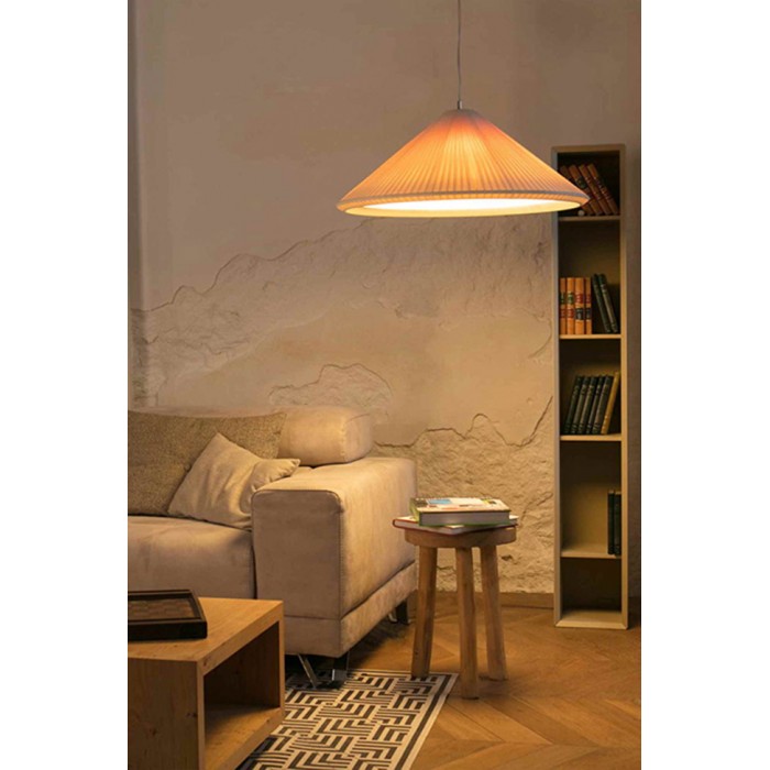 Подвесной светильник Faro 20116 Saigon IN 700 Ivory white pendant lamp
