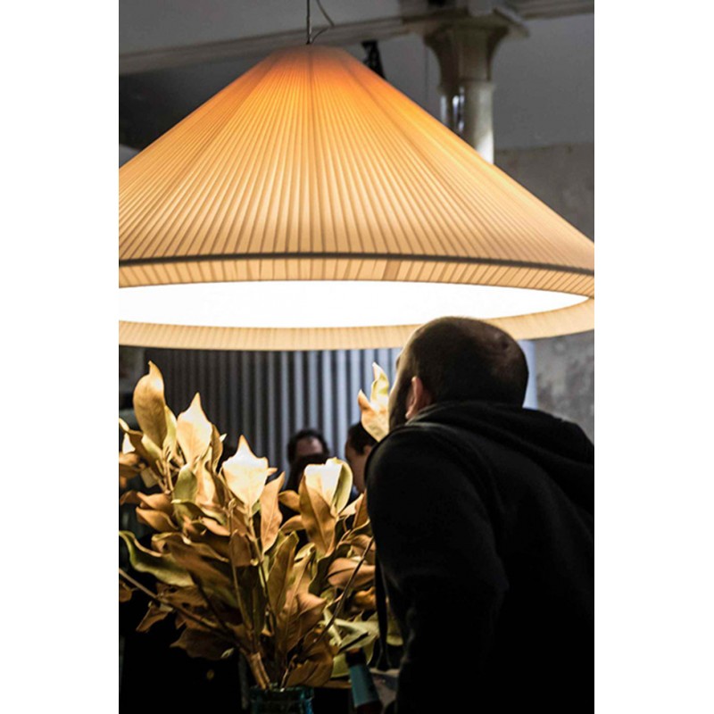 Подвесной светильник Faro 20124 Saigon IN 1300 Ivory white pendant lamp
