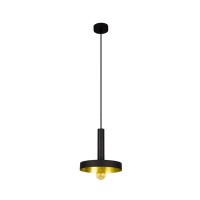 Підвісний світильник Faro 20160 Whizz Black and satin gold pendant lamp