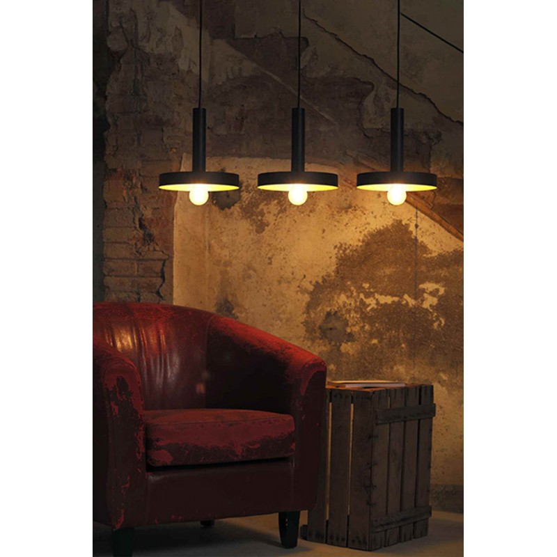 Люстра - Faro 20160-3L Whizz 3L Black/golden pendant lamp