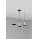 Люстра - Faro 20161-3L Whizz 3L Golden/black pendant lamp