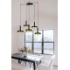 Люстра - Faro 20161-5L Whizz 5L Golden/black pendant lamp