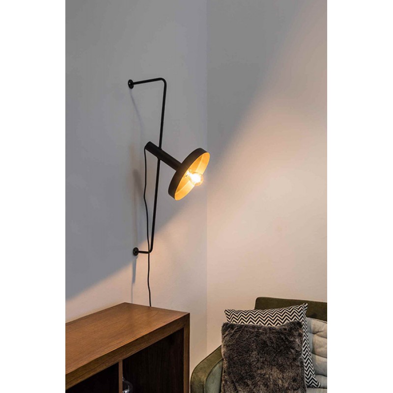Бра - Faro 20165-95 Whizz Black/golden table lamp