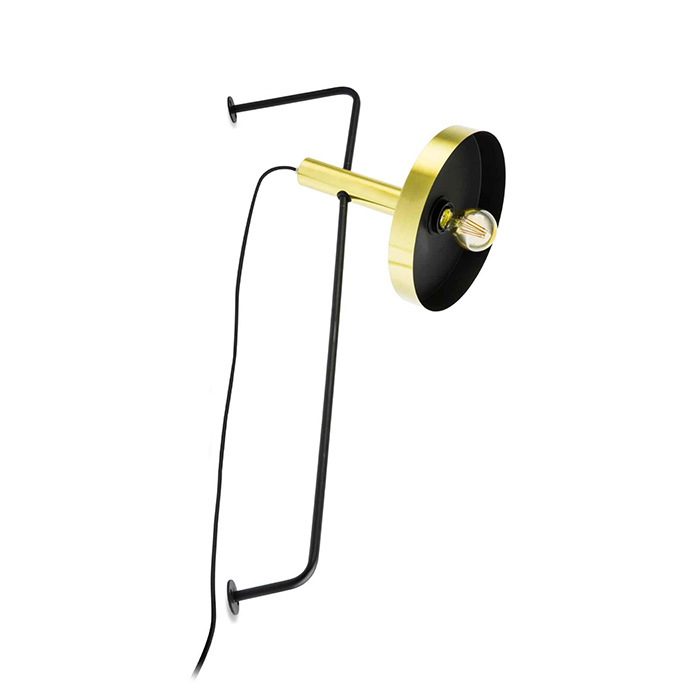 Бра - Faro 20165-96 Whizz Golden/black table lamp