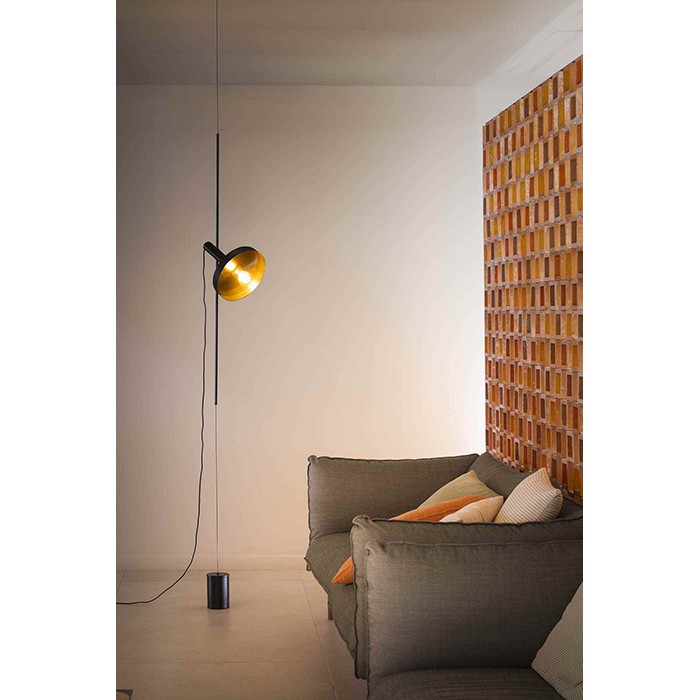 Светильник на растяжке Faro 20166-95 Whizz Black/golden pendant/floor lamp Светильник на растяжке Faro 20166-95 Whizz Black/golden pendant/floor lamp