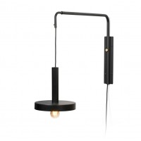 Бра - Faro 20167 Whizz Black and satin gold extensible wall lamp