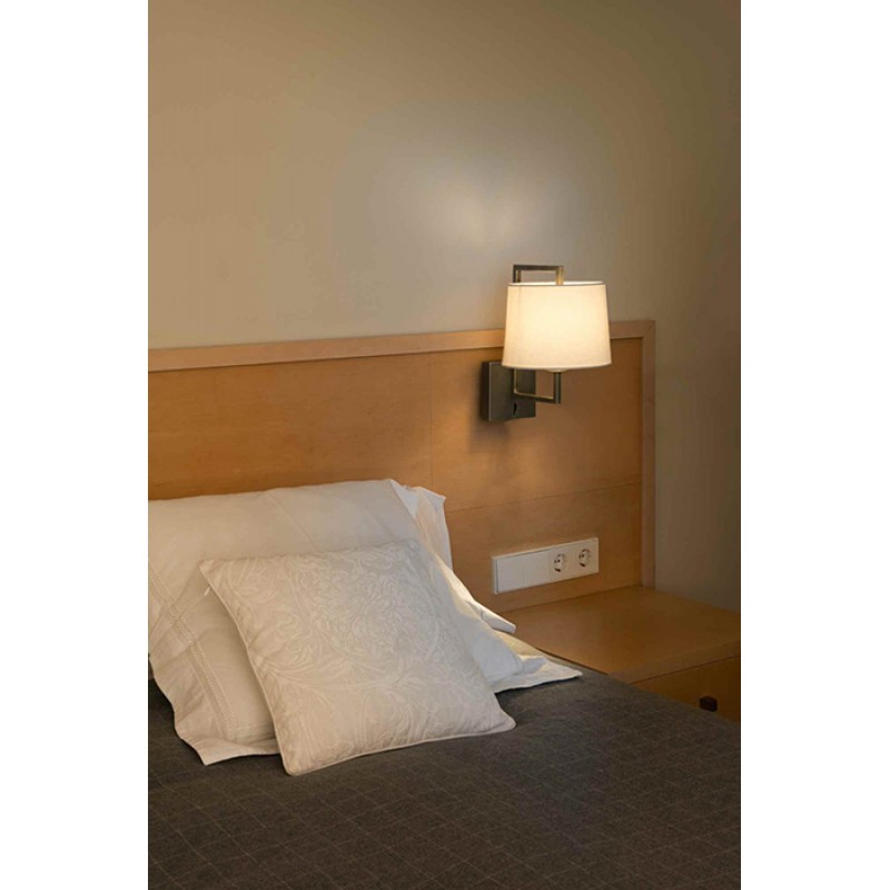 Бра - Faro 20171-02 Frame Old gold/beige wall lamp