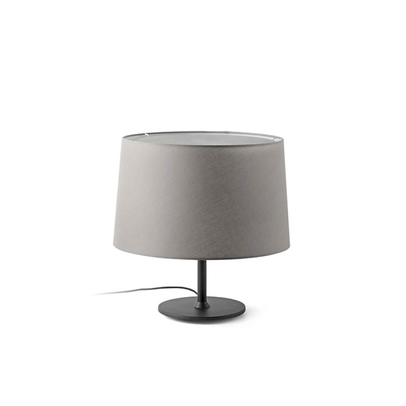 Настольная лампа Faro 20225-130 Windsor Desk Lamp Black Shade Gray 1xE27
