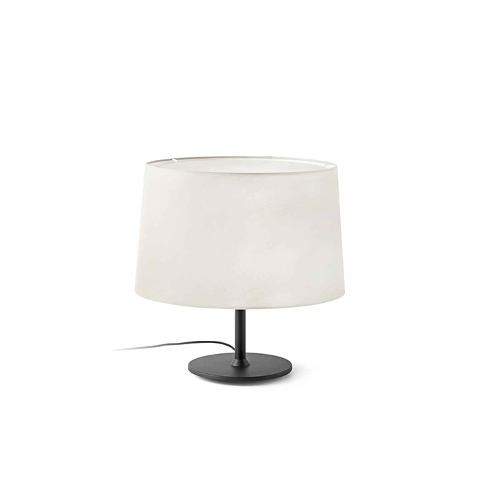 Настольная лампа Faro 20225-151 Windsor Desk Lamp Black Shade Linen 1xE27