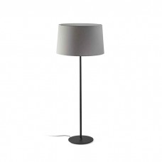 Торшер - Faro 20227-131 Windsor Pie De Salon Black Shade Gray 1xE27