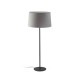 Торшер - Faro 20227-131 Windsor Pie De Salon Black Shade Gray 1xE27