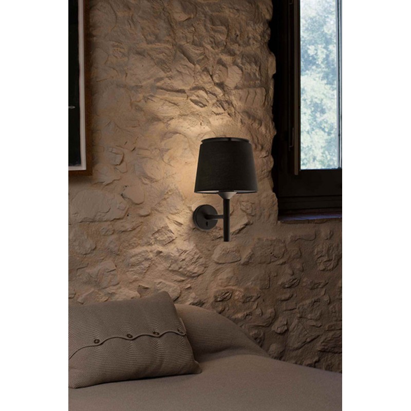 Бра - Faro 20301-93 SAVOY Black/black wall lamp