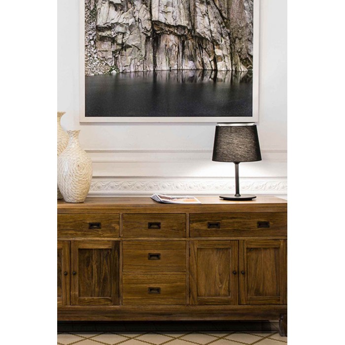 Настольная лампа Faro 20305-83 SAVOY Black/black table lamp