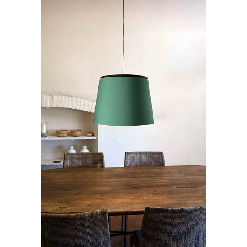 Подвесной светильник Faro 20309-91 SAVOY Black/green pendant lamp
