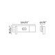 Спот Faro 20330 Magos Black wall lamp, 14 Вт, 600 лм, 2700K