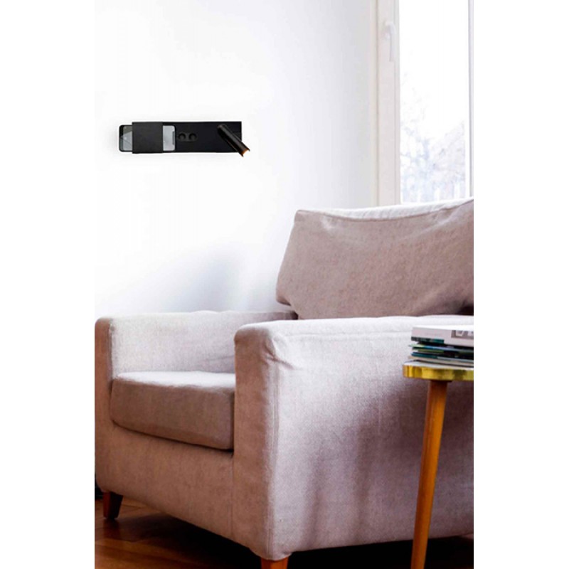 Спот Faro 20330 Magos Black wall lamp, 14 Вт, 600 лм, 2700K