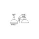 Бра - Faro 20335-116 Tatawin White wall lamp