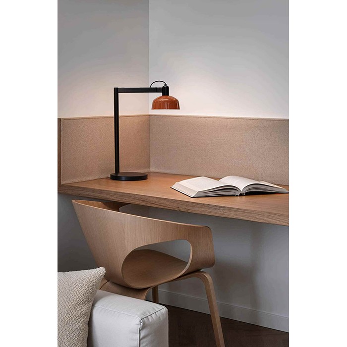 Настольная лампа Faro 20337-143 Tatawin Desk Lamp Scr. Metal Orange Reddish 1xE27