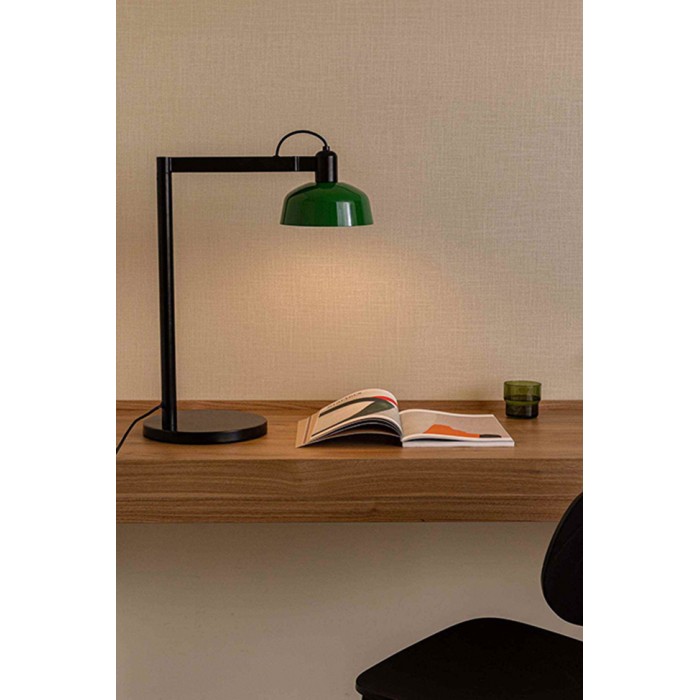 Настольная лампа Faro 20337-144 Tatawin Desk Lamp Shade Metal Green 1xE27