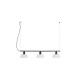 Подвесной светильник Faro 20338-116 Tatawin LINEAL S White lineal pendant lamp