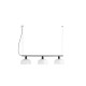 Подвесной светильник Faro 20338-119 Tatawin M White lineal pendant lamp