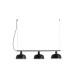 Підвісний світильник Faro 20338-120 Tatawin M Black lineal pendant lamp