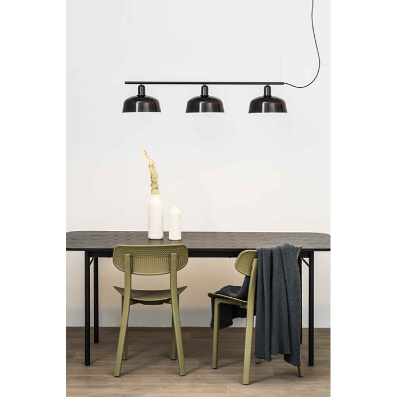 Підвісний світильник Faro 20338-120 Tatawin M Black lineal pendant lamp