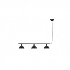 Подвесной светильник Faro 20338-141 Tatawin Pendant Lamp Lin. Shade Metal S Black 3xE2