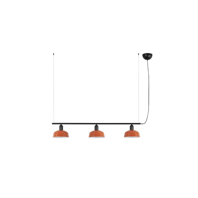 Подвесной светильник Faro 20338-143 Tatawin Pendant Lamp Lin. P.metal S Orange Roj.3xE