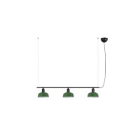 Подвесной светильник Faro 20338-144 Tatawin Pendant Lamp Lin. Shade Metal S Green 3xE2