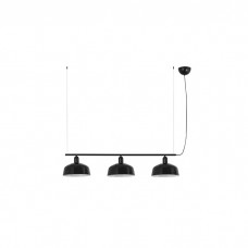 Подвесной светильник Faro 20338-146 Tatawin Pendant Lamp Lin. Shade Metal M Black 3xE2