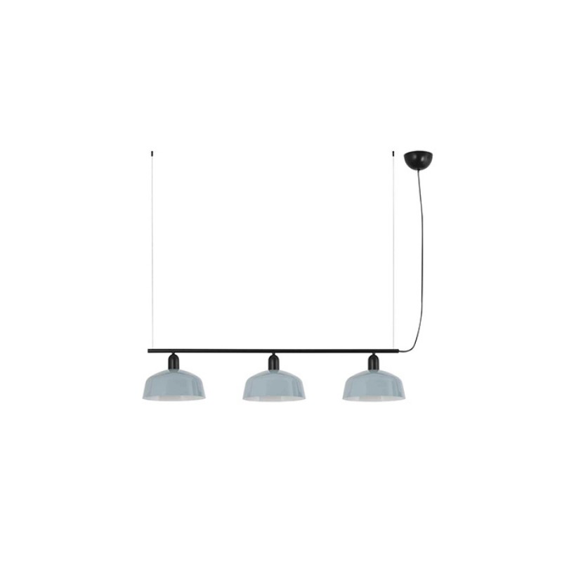 Подвесной светильник Faro 20338-147 Tatawin Pendant Lamp Lin. P.metal M Blue Gris.3xE2